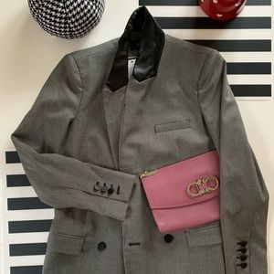 (New) Mango Herringbone Oversize Blazer